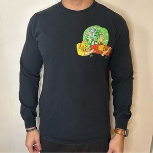 Urban outfitters Rick and Morty long sleeve shirt